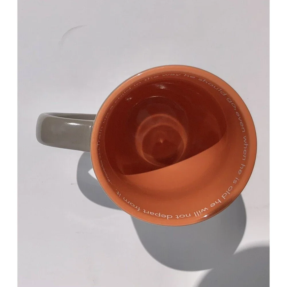 Cup Tea 12 oz Mug Microwave/ dishwasher safe, mate finish outside, 
